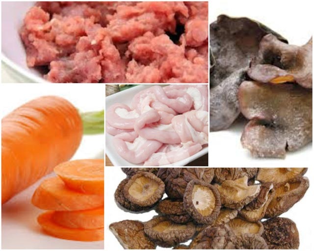 Cuối tuần đổi vị với lòng lợn nhồi thịt chiên giòn - 1 Cuối tuần đổi vị với lòng lợn nhồi thịt chiên giòn - 1