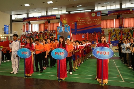 Khai mạc Tuần lễ Văn hóa Dầu khí lần thứ X và Hội thao ngành Dầu khí năm 2017 - 2 Khai mạc Tuần lễ Văn hóa Dầu khí lần thứ X và Hội thao ngành Dầu khí năm 2017 - 2