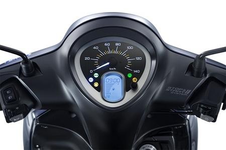 Xe máy tay ga ngày càng tiện nghi như ô tô - 2 Xe ga Yamaha Janus được trang bị mặt đồng hồ điện tử và hệ thống SSS