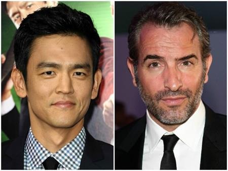 Cùng tuổi nhưng các sao Hollywood lại khác nhau một trời một vực - 2 John Cho và Jean Dujardin cũng cùng sinh năm 1972 nhưng trông John Cho rất trẻ trung, lãng tử còn Jean Dujardin thì lại quá già dặn với mái tóc điểm bạc