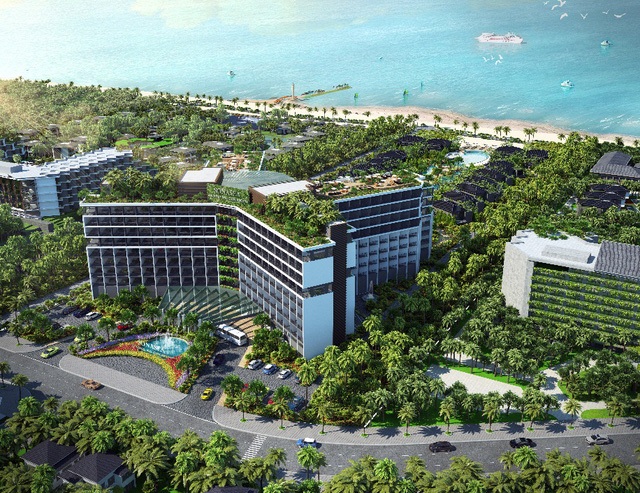 Lộ diện đơn vị phân phối dự án Condotel đẹp nhất Phú Quốc - 2 Best Western Premier Sosasea Phu Quoc mang dáng hình của một chú ngọc trai hướng về biển khơi, chăm chỉ nhả ngọc