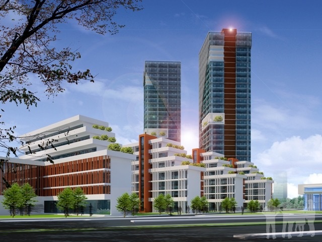 Trường ĐH Thành Tây thay đổi chủ sở hữu và hiệu trưởng - 2
Góc phối cảnh thuộc Dự án xây mới trường Đại học Thành Tây, dự kiến khởi công từ tháng 12/2017.