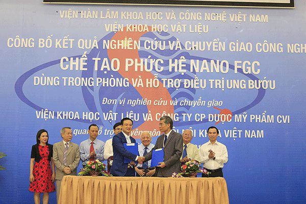 Đừng để suy kiệt rút ngắn thời gian sống của bệnh nhân ung thư - 2 Viện Hàn lâm Khoa học và Công nghệ Việt Nam chế tạo thành công phức hệ nano FGC