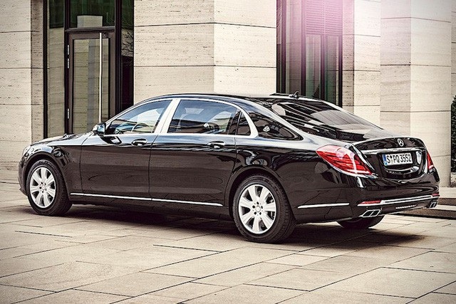 
Xe bọc thép S600 Guard của Tổng thống Moon (Ảnh: Korea Times)
