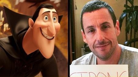 Chất giọng hài hước của Adam Sandler đặc biệt phù hợp với nhân vật Dracula trong phim “Hotel Transylvania”
