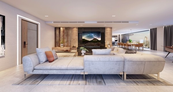 TV OLED- điểm nhấn hút mắt trong phòng khách thượng lưu - 2 Mẫu TV cao cấp OLED Signature W7 của LG là lựa chọn của nhiều gia đình thượng lưu bởi thiết kế siêu mỏng độc đáo, dễ dàng dán lên tường như một bức tranh sống động