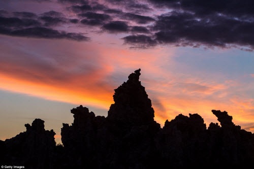 Núi Sierra là nơi sinh sống của hàng trăm loài chim. Thức ăn của chúng là tôm tại hồ nước mặn gần đó.