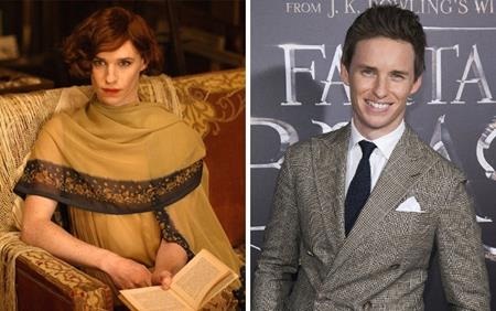 Khi các sao hoán đổi giới tính thần kì - 3 Eddie Redmayne thêm một lần nữa cho thấy tài năng diễn xuất ấn tượng của mình khi vào vai một người chuyển giới trong bộ phim “The Danish girl” (2015)