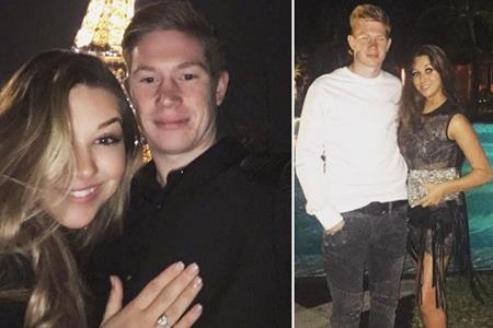 Kevin De Bruyne bất ngờ “rước nàng về dinh” - 3
Kevin De Bruyne đã cầu hôn bạn gái ngay dưới chân tháp Eiffel