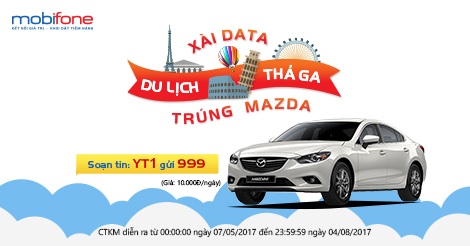 Gói MY của MobiFone cho chị em bí kíp nấu ăn “ngon, bổ, rẻ” - 3 MobiFone đang triển khai chương trình khuyến mại với các giải thưởng như ôtô Mazda 6; chuyến du lịch châu Âu... Tổng giá trị giải thưởng lên đến gần 1,2 tỷ đồng.