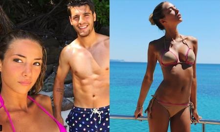 Ngắm bà xã xinh đẹp của "bom tấn" Alvaro Morata - 3 Alice Campello vốn là người Italia và đã “bén duyên” với Morata trong những ngày tháng chân sút này thi đấu tại Seria A