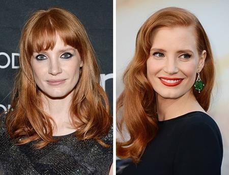 Khi các sao lột xác nhờ tóc mái “thần thánh” - 3 Jessica Chastain dù đã bước ra khỏi câu lạc bộ “tóc mái” nhưng hình ảnh ngày trước của nữ diễn viên vẫn làm cho các fans hết sức thích thú