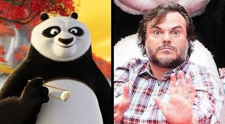 Gấu trúc Po trong “Kung Fu Panda” thì sớm đã gắn liền với tên tuổi của nam tài tử Jack Black