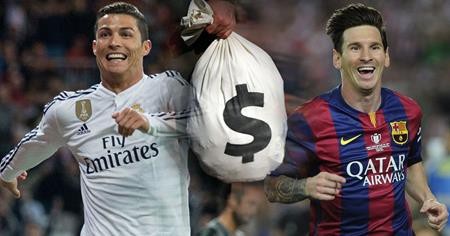 Cuộc chiến kim tiền giữa Messi và C.Ronaldo vẫn chưa dừng lại