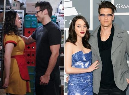 Những cặp sao yêu nhau từ màn ảnh nhỏ cho tới đời thực - 4 Kat Dennings và Nick Zano đã “phải lòng” nhau trên phim trường của “2 broke girls” trước khi chia tay đầy tiếc nuối vào năm 2014.