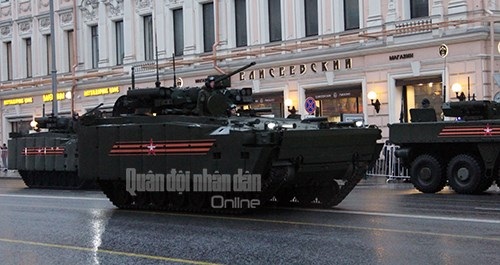 Nga diễn tập chuẩn bị cho lễ duyệt binh Ngày Chiến thắng tại Moscow - 5 Xe chiến đấu bộ binh Kurganet-25