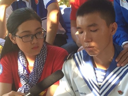 Nhật kí Trường Sa của Á khôi sinh viên Việt Nam duyên dáng 2016 - 5 Nhật kí Trường Sa của Á khôi sinh viên Việt Nam duyên dáng 2016 - 5