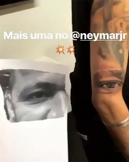Neymar chơi trội với bộ sưu tập hình xăm gia đình  Báo Dân trí