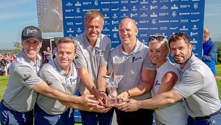 Tương lai bất định, Gareth Bale vẫn rạng rỡ chơi golf từ thiện - 4 Đội tuyển Anh đã giành chiến thắng chung cuộc