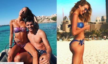 Ngắm bà xã xinh đẹp của "bom tấn" Alvaro Morata - 4 Nhờ vẻ quyến rũ, bốc lửa khó cưỡng nên trang Instagram cá nhân của Alice Campello đã thu hút được hơn 1 triệu lượt người theo dõi