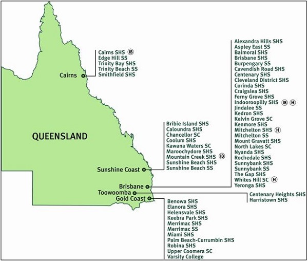 Du học THPT Úc tại bang Queensland và SA - Sự lựa chọn sáng suốt - 4
Các trường THPT tại các thành phố của tiểu bang Queensland