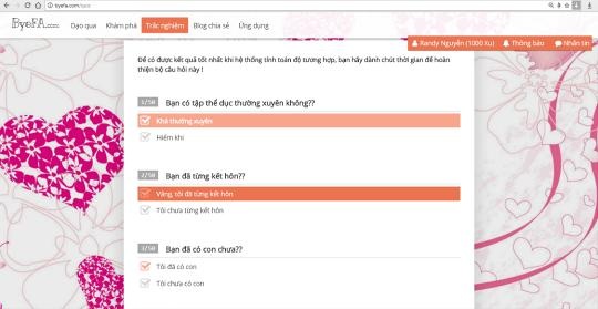 Sinh viên FPT hiến kế "thoát ế" trong đồ án tốt nghiệp - 4 
Bộ câu hỏi trắc nghiệm cũng chính là khác biệt lớn nhất của sản phẩm ByeFA so với những sản phẩm cùng loại trên thị trường