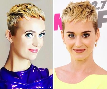Ngỡ ngàng khi phát hiện “anh em sinh đôi” của các sao lớn - 4 Francesca Brown vốn là một fan “bự” của Katy Perry nên cô nàng đã tìm mọi cách để mình trông giống với thần tượng đến nhường này