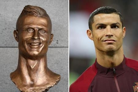 Maradona bất ngờ “so kè” C.Ronaldo với bức tượng thảm họa - 4 Vì Maradona mà bức tượng của C.Ronaldo cũng được réo tên