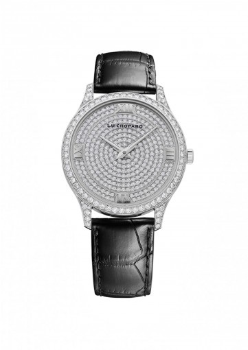 Đại gia Việt sở hữu đồng hồ Chopard xa xỉ tới mức nào? - 5 Đồng hồ L.U.C thanh lịch cũng là sự lựa chọn của nhiều khách hàng nam khác. Trong số sản phẩm L.U.C mà Chopard Việt Nam bán ra cho một vị khách nam chủ tịch tập đoàn đầu tư, phải kể đến chiếc L.U.C XP có giá hơn 1 tỷ đồng với mặt đồng hồ đính 2.04ct kim cương, dây da cá sấu.