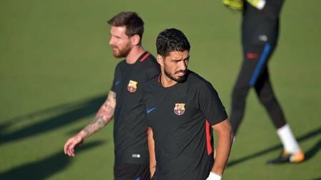 Messi và Neymar sẵn sàng cho trận Siêu kinh điển tại nước Mỹ - 5 … Suarez cũng rất hăng say luyện tập