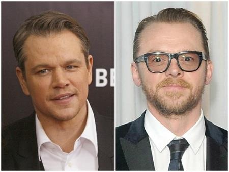 Cùng tuổi nhưng các sao Hollywood lại khác nhau một trời một vực - 5 Khá bất ngờ khi biết rằng Matt Damon và Simon Pegg đều cùng sinh năm 1970
