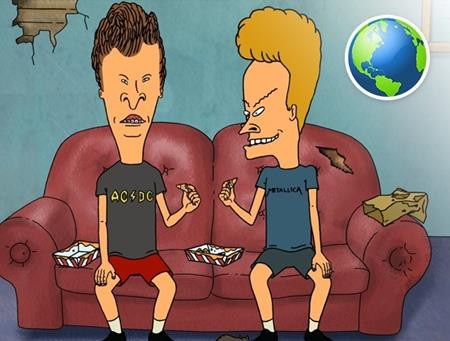 Một tập phim của “Beavis and Butt-Head” đã bị cấm chiếu trên toàn thế giới khi khai thác việc đùa nghịch với lửa. Một khán giả nhí 5 tuổi tại Mỹ cũng đã thử bắt chước trên phim và đã thiêu rụi cả ngôi nhà cùng người chị gái của mình ở bên trong.
