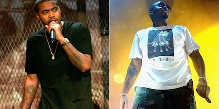 Những ngôi sao trầy trật xoá hình xăm khi chia tay - 6 Rapper Nas khá “phũ” với quyết định xăm hình đầu sư tử lên đúng vị trí từng xăm hình gương mặt vợ cũ Kelis sau khi cả hai đã chia tay.