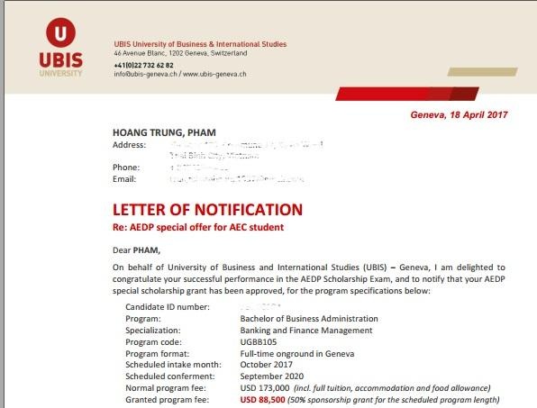 Du học Thụy Sĩ: Cơ hội nhận các suất học bổng giá trị 2.5 tỷ VNĐ dành cho DHS Việt Nam - 6 Du học Thụy Sĩ: Cơ hội nhận các suất học bổng giá trị 2.5 tỷ VNĐ dành cho DHS Việt Nam - 6