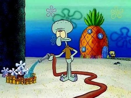 Những chi tiết phi logic nhưng vẫn hấp dẫn của phim hoạt hình - 6 Hãy nhớ chăm sóc tưới cây, kể cả khi bạn đã ở dưới nước