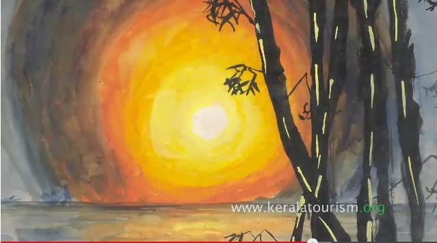 Bức tranh vẽ cảnh thiên nhiên của Clint