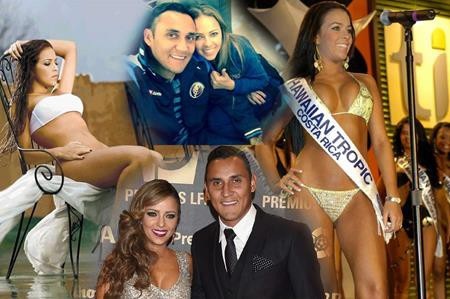 “Nửa kia” của các cầu thủ Real Madrid khoe vẻ đẹp rực rỡ tại UAE - 7 Bà xã Andrea Salas của Keylor Navas cũng sexy, bốc lửa không kém