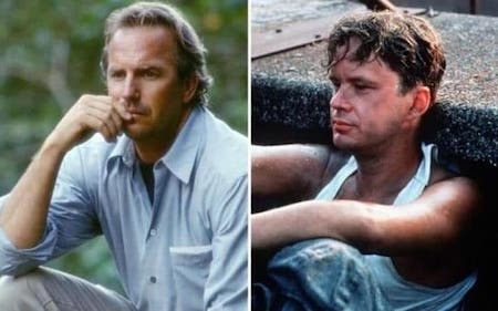 Sao và những lần lỡ hẹn đáng tiếc trên màn ảnh rộng - 8 Ban đầu, Kevin Costner đã được mời đóng bộ phim “Nhà tù Shawshank” nhưng nam tài tử lại từ chối để tham gia vào một “bom xịt” với kinh phí sản xuất đắt đỏ là “Waterworld”. Giờ đây, khi “Nhà tù Shawshank” trở thành một trong những tác phẩm điện ảnh xuất sắc nhất mọi thời đại với màn trình diễn của nam diễn viên Tim Robbins, Kevin Costner hiển nhiên có lí do để cảm thấy tiếc nuối.