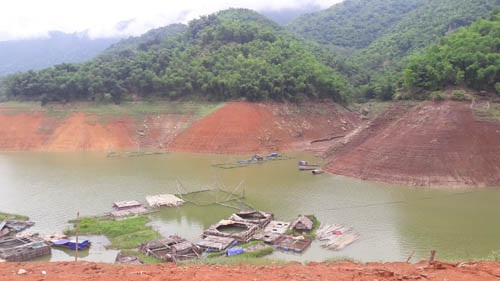 "Săn" cá hiếm, mỗi năm chỉ có một lần trong lòng hồ sông Đà - 3 Vào cuối tháng 6, cá ngần xuất hiện nhiều trên lòng hồ Hòa Bình.