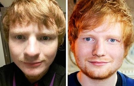 Ngỡ ngàng khi phát hiện “anh em sinh đôi” của các sao lớn - 8 Vì quá giống Ed Sheeran nên chàng trai Ty Jones cũng đã tự nhận mình là anh em sinh đôi với chàng ca sĩ nổi tiếng