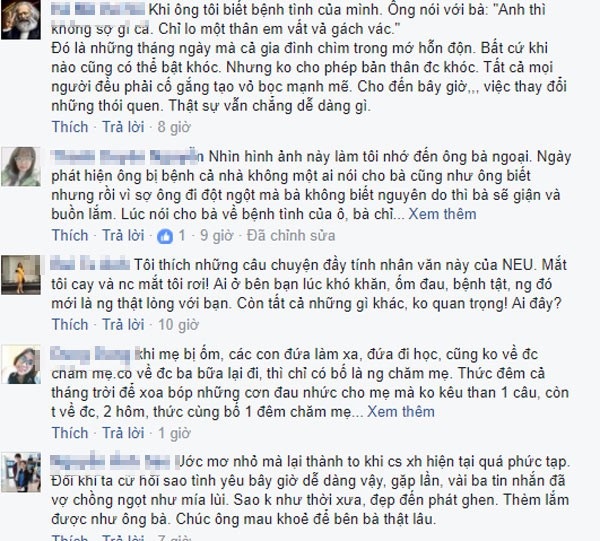Phút tựa vai nhau của cặp vợ chồng già khiến ai cũng muốn có người bạn đời như thế - 3 Những bình luận đầy cảm xúc của cộng đồng mạng.