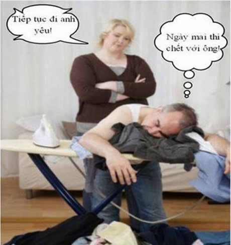 
Trong ngày Quốc tế Phụ nữ 8/3, các chị em chỉ việc nghỉ ngơi, vui chơi vì việc nhà đã được ông xã lo toan, quán xuyến
