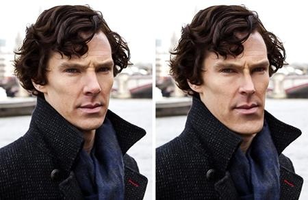Theo như những gì Arthur Conan Doyle miêu tả thì thám tử Sherlock Holmes sẽ có một gương mặt như thế này