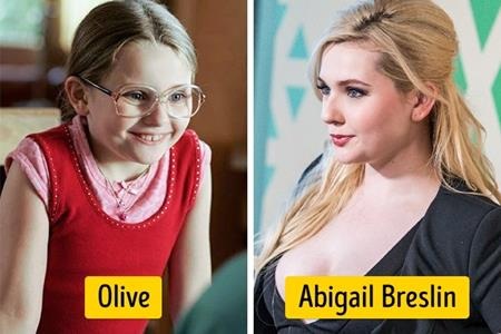 Vai diễn cô nhóc Olive đã biến Abigail Breslin trở thành một trong những nữ diễn viên nhỏ tuổi nhất từng được đề cử giải Oscar và nếu so sánh Abigail ngày ấy với bây giờ, chắc chắn các khán giả sẽ phải tròn mắt ngạc nhiên