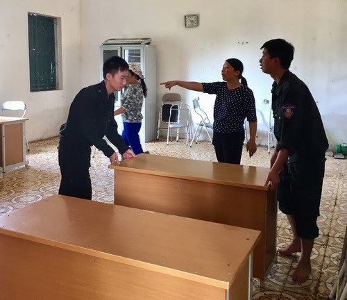 Chương Mỹ: Nước đã rút hết khỏi trường học - 9 Đến nay mọi công tác khắc phục hậu quả mưa lũ đã cơ bản hoàn tất