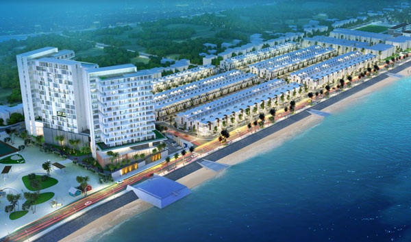 Đích ngắm mới trên thị trường bất động sản Phan Thiết - 1
Vietpearl City nằm trải dài trên khoảng 500 mét theo tuyến đường ven biển tuyệt đẹp.