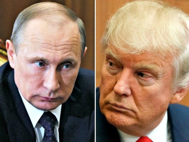 Tổng thống Trump cân nhắc trừng phạt Nga, Iran vì Syria - 1
Tổng thống Nga Vladimir Putin và người đồng Mỹ Donald Trump (Ảnh: Breitbart)