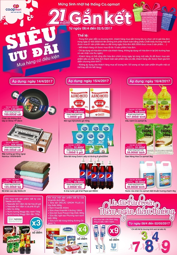 Co.opmart bán bột ngọt, sữa tiệt trùng, nước ngọt giảm giá chỉ còn 1.000 đồng - 1 Co.opmart bán bột ngọt, sữa tiệt trùng, nước ngọt giảm giá chỉ còn 1.000 đồng - 1