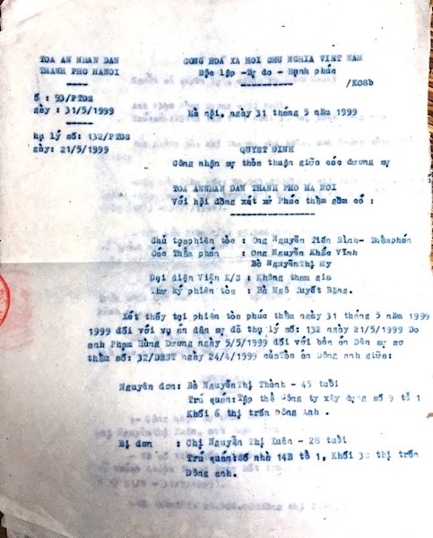 Vụ thi hành án vô lý đến kỳ quặc giữa thủ đô: Xuất hiện thêm nạn nhân kêu cứu! - 4 Vụ thi hành án vô lý đến kỳ quặc giữa thủ đô: Xuất hiện thêm nạn nhân kêu cứu! - 4