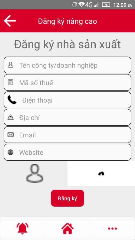Sinh viên FPT giải bài toán an toàn thực phẩm trước thềm Tết Mậu Tuất - 2 Để đăng ký, các đơn vị cần cung cấp những thông tin cơ bản trên ứng dụng để cơ quan có thẩm quyền xét duyệt trước khi hoạt động. (Ảnh: NVCC)